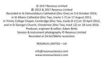 2CD Stephen Farr: Organ Works