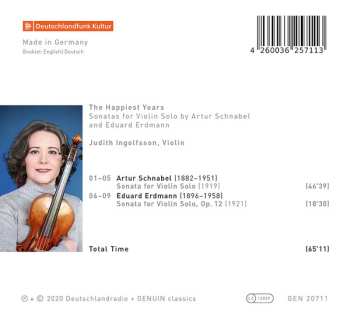 CD Judith Ingolfsson: The Happiest Years