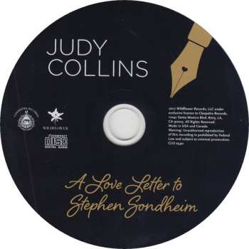 CD Judy Collins: A Love Letter To Stephen Sondheim