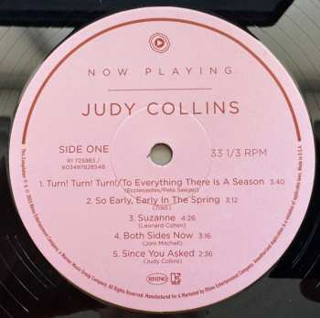 LP Judy Collins: Now Playing