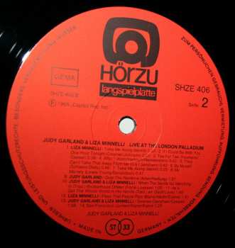 LP Judy Garland: Live At The London Palladium