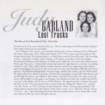 4CD/Caja Judy Garland: Lost Tracks 1929 - 1959