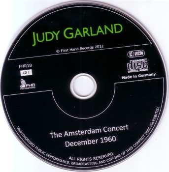 2CD Judy Garland: The Amsterdam Concert