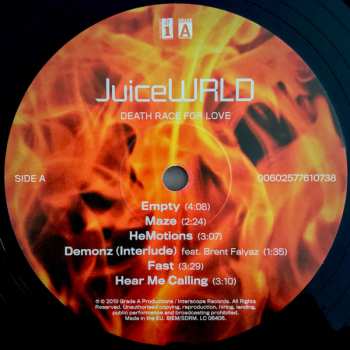 2LP Juice WRLD: Death Race For Love