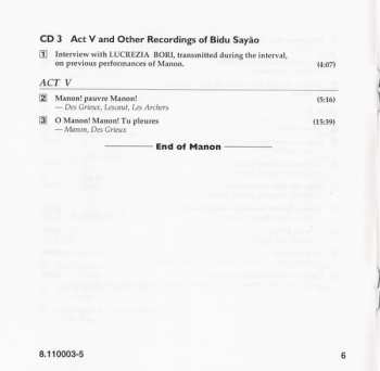 3CD Jules Massenet: Manon