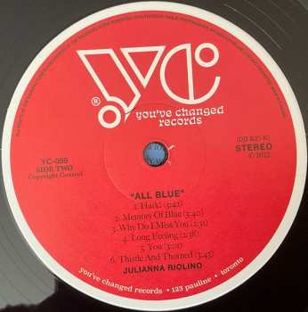 LP Julianna Riolino: All Blue