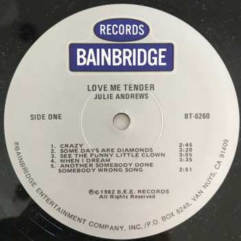 CD Julie Andrews: Love Me Tender