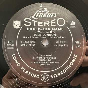 2LP Julie London: Julie Is Her Name Volume II