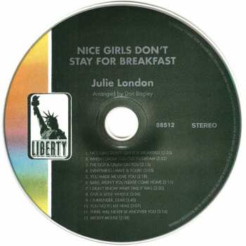CD Julie London: Nice Girls Don't Stay For Breakfast LTD