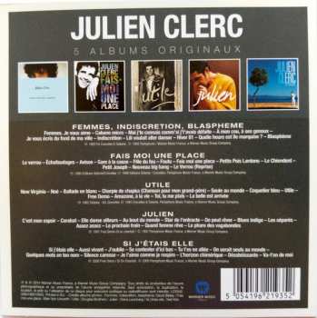 5CD/Caja Julien Clerc: 5 Albums Originaux