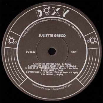 LP Juliette Gréco: A L'A.B.C.