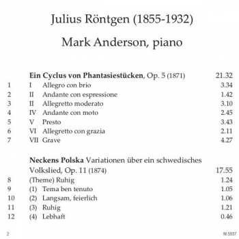 CD Julius Röntgen: Piano Music 2