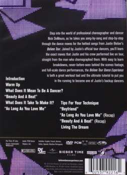 DVD Justin Bieber: Believe Tour Dance Experience