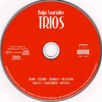 CD Kaija Saariaho: Trios
