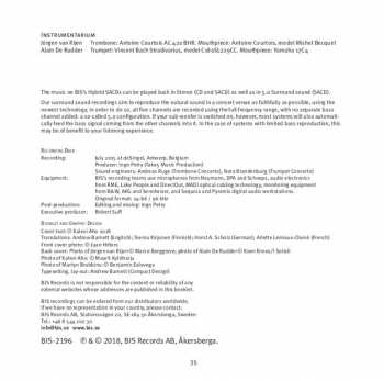 SACD Jörgen van Rijen: Concertos for Trombone and Trumpet