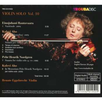 CD Einojuhani Rautavaara: Violin Solo 10