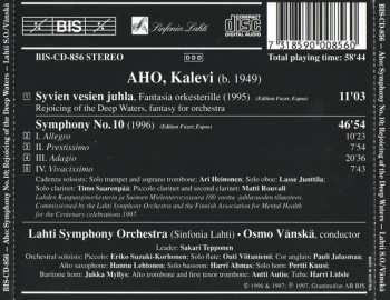 CD Lahti Symphony Orchestra: Symphony No. 10; Rejoicing of the Deep Waters
