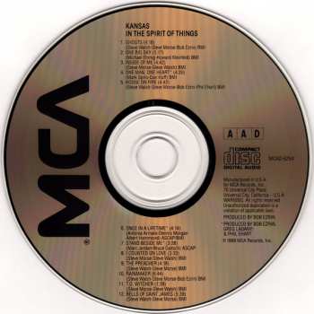 CD Kansas: In The Spirit Of Things