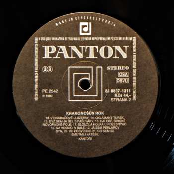 LP Kantoři: Krakonošův Rok