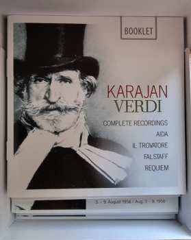 8CD/Caja Herbert von Karajan: Aida, Il Trovatore, Falstaff, Requiem