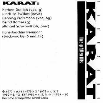 CD Karat: Vierzehn Karat - Ihre Größten Hits