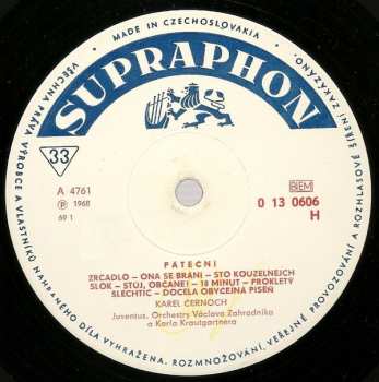 LP Karel Černoch: Páteční