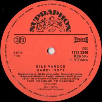 LP Karel Gott: Bílé Vánoce