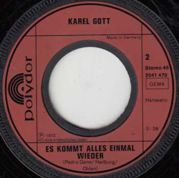 SP Karel Gott: In Dem Lokal Wird Heut' Gefeiert