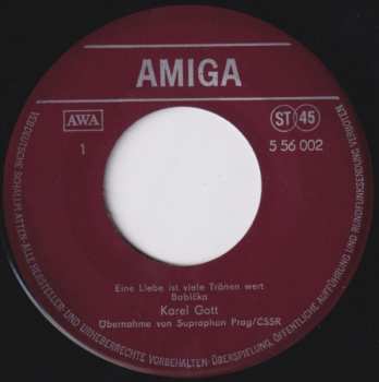 SP Karel Gott: Karel Gott