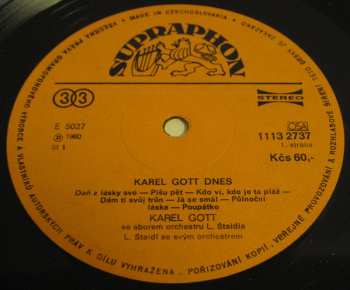 LP Karel Gott: Karel Gott Dnes