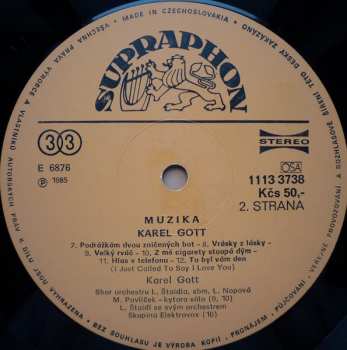 LP Karel Gott: Muzika