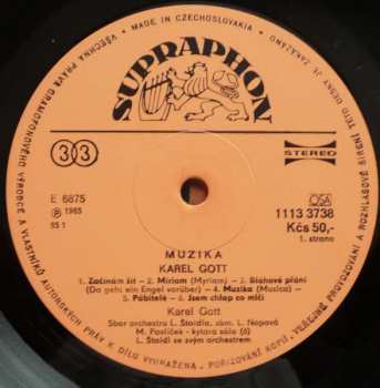 LP Karel Gott: Muzika
