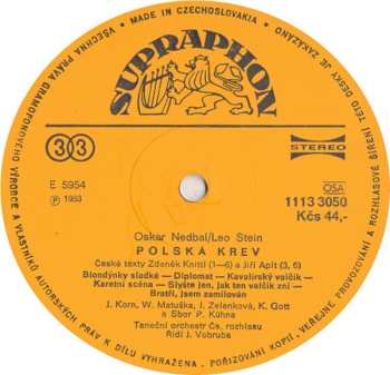 LP Karel Gott: Rose Marie / Polská Krev