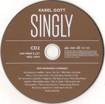 15CD/Caja Karel Gott: Singly (300 Písní Z Let 1962-2019)