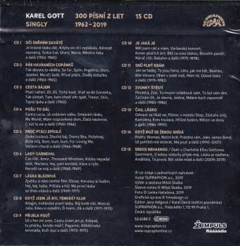 15CD/Caja Karel Gott: Singly (300 Písní Z Let 1962-2019)