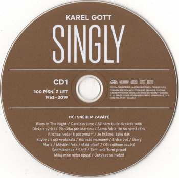 15CD/Caja Karel Gott: Singly (300 Písní Z Let 1962-2019)
