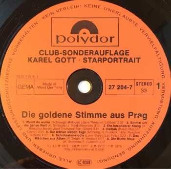LP Karel Gott: Starportrait