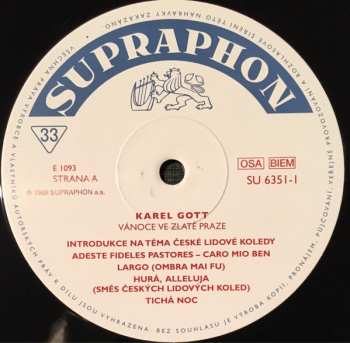 LP Karel Gott: Vánoce Ve Zlaté Praze