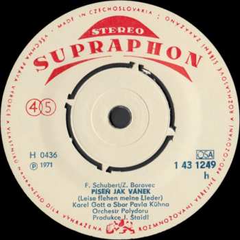 SP Karel Gott: Zpívejte Písně Mé / Píseň Jak Vánek