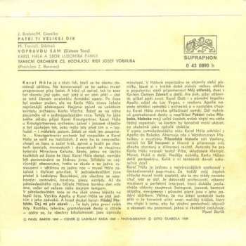 SP Karel Hála: Patří Ti Velikej Dík / Vopravdu Sám (Sixteen Tons)