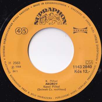 SP Karel Plíhal: Akordy / Myš