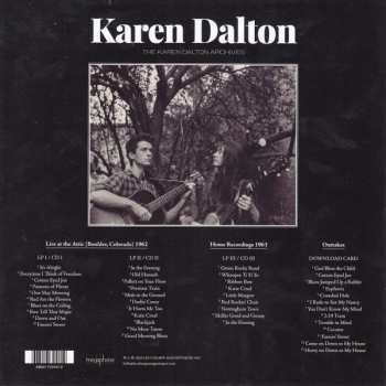 4LP/3CD/Caja Karen Dalton: Recording is the Trip – The Karen Dalton Archives CLR