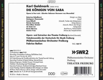 3CD Karl Goldmark: Die Königin Von Saba