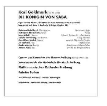 3CD Karl Goldmark: Die Königin Von Saba