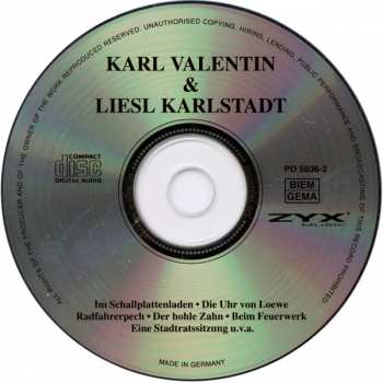 CD Karl Valentin & Liesl Karlstadt: Karl Valentin & Liesl Karlstadt
