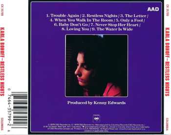 CD Karla Bonoff: Restless Nights