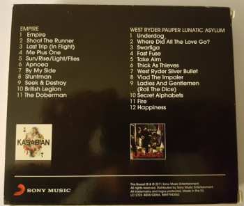 2CD/Caja Kasabian: Empire /  West Ryder Pauper Lunatic Asylum