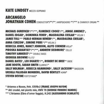 CD Kate Lindsey: Arianna