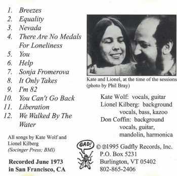 CD Kate Wolf: Breezes