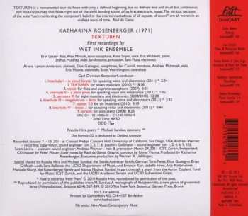 CD Katharina Rosenberger: Texturen